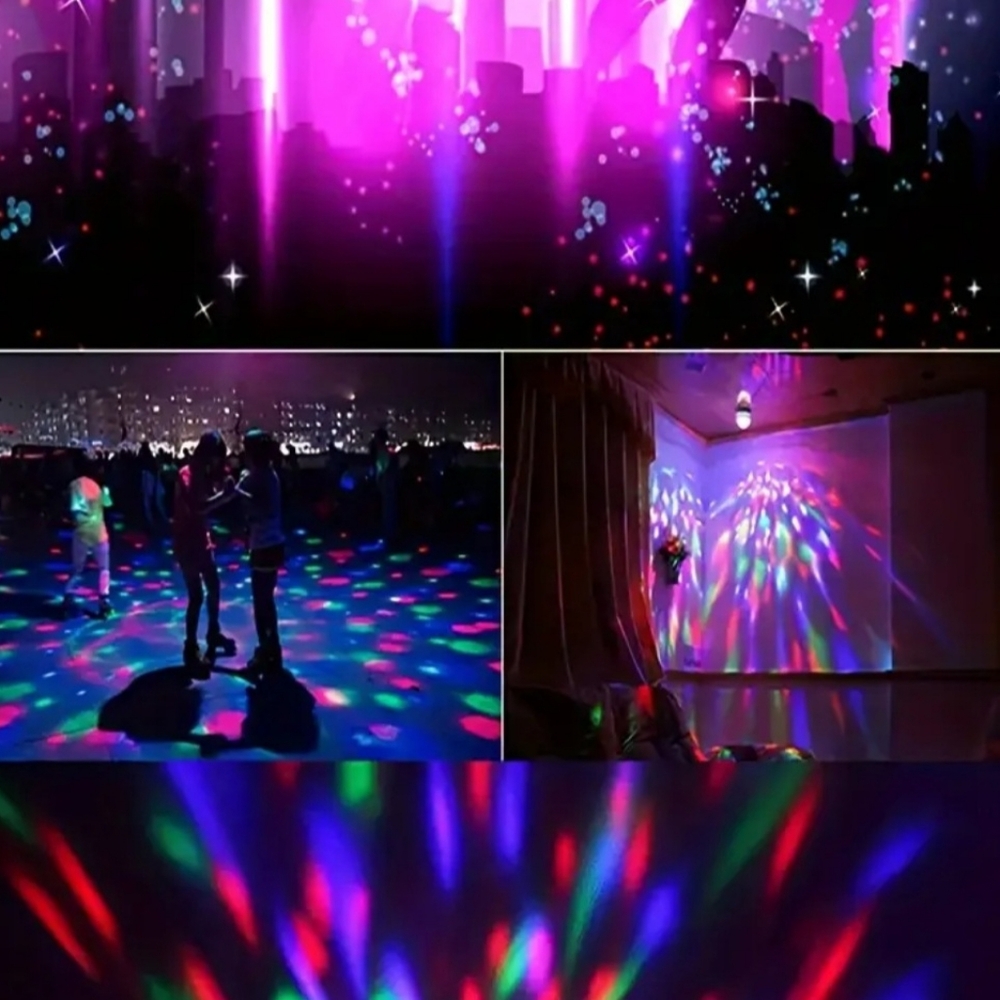 USB Moon & Stars Night Light w/ Auto-Rotating Projector, Touch Control - Picture 6 of 12